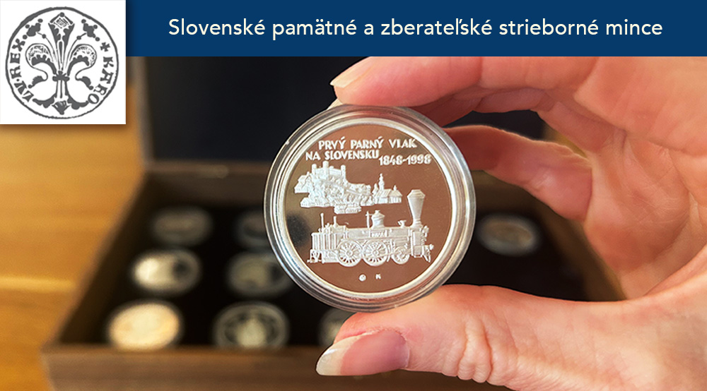 Stireborné slovenské zberateľské mince
